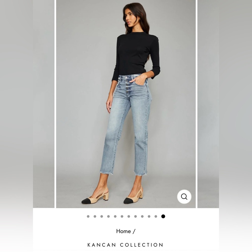 KanCan Light Wash Ankle Jeans